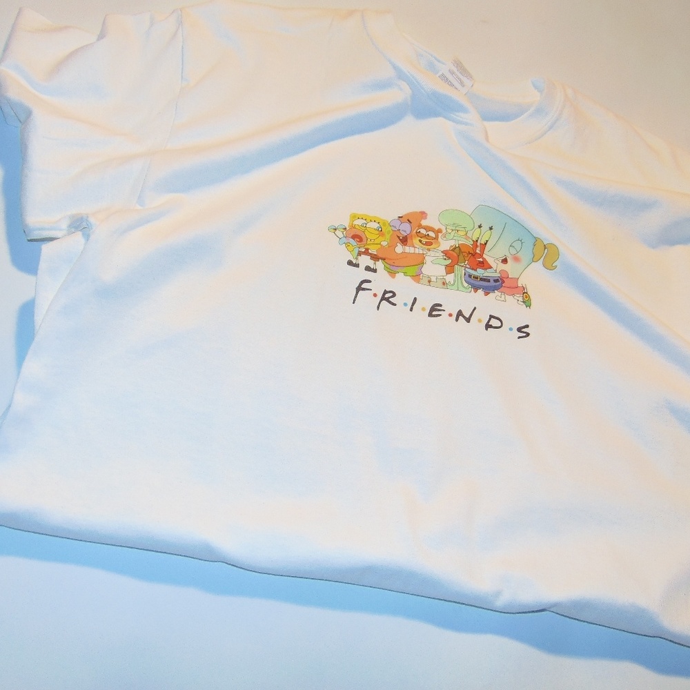 forever 21 spongebob x friends T-shirt - Picture 4 of 6